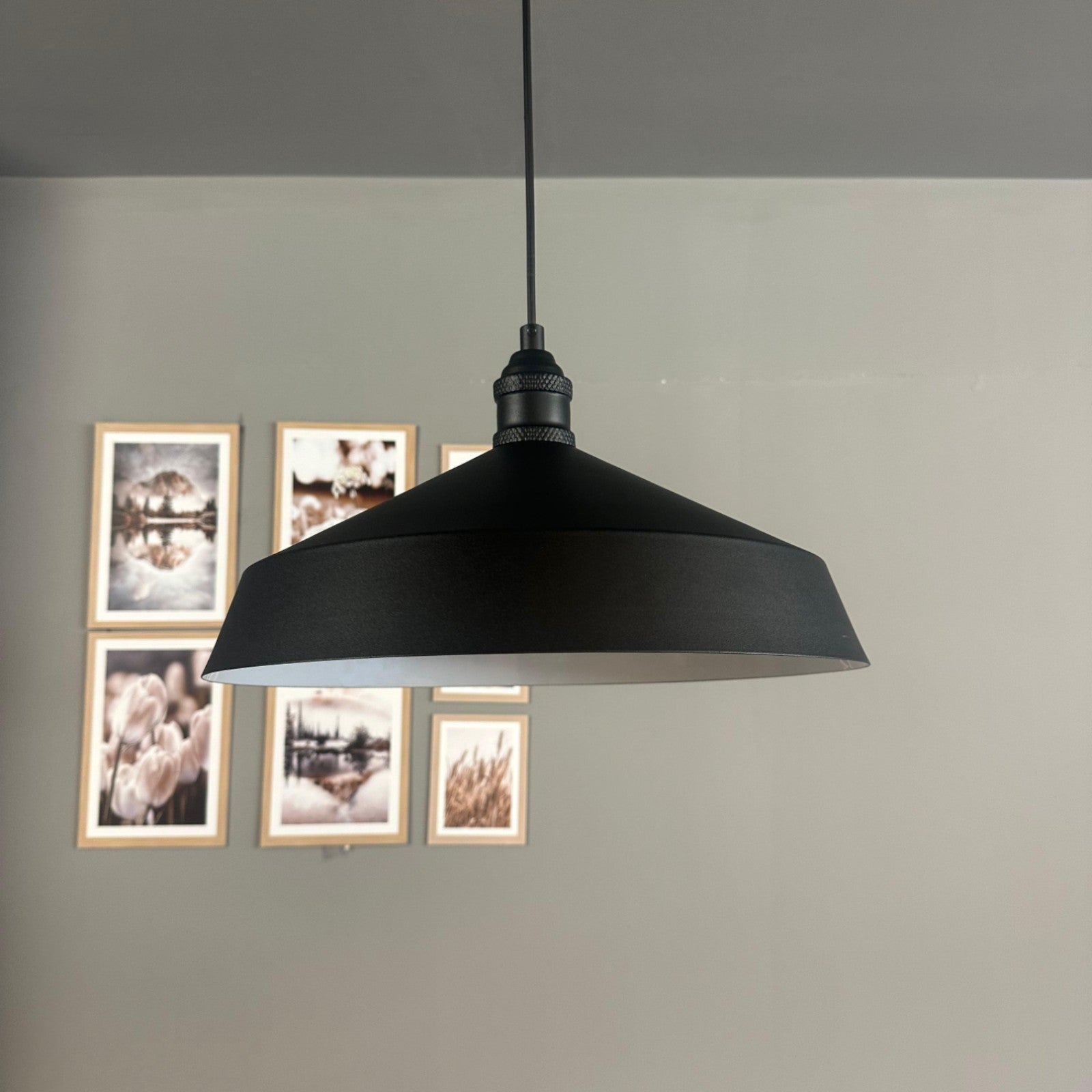 Pendelleuchte Lema Tulpe Ø37,5 cm, Metall Hängelampe